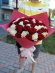Букет цветов «Красное & Белое» заказать за 11 532 руб. с доставкой